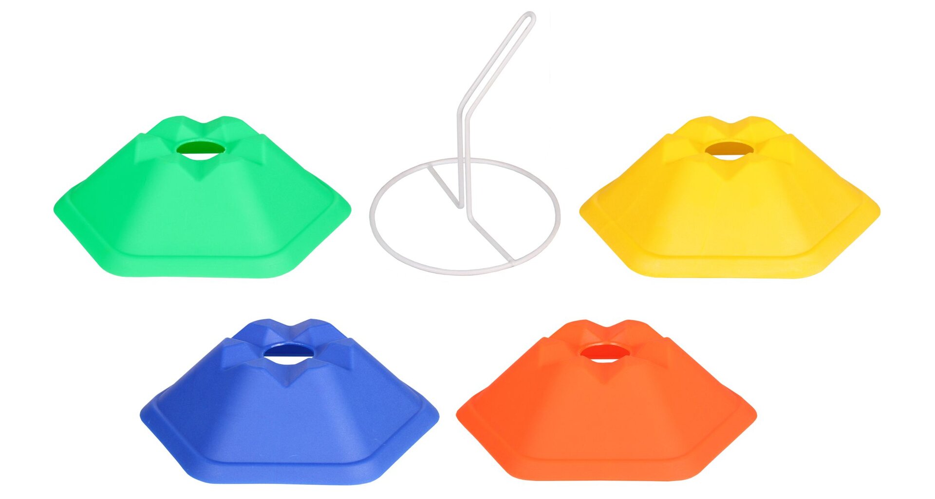 Hex Marker 2in mety sada 4x8 ks mix barev